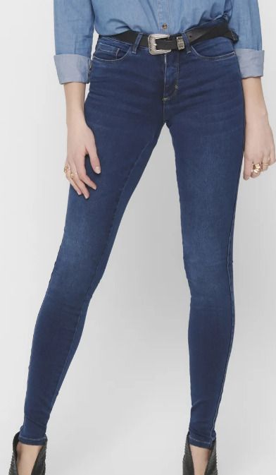 Null ONLY - Pantalon Jeans Skinny en Denim Onlroyal Taille S/32 Coloris Bleu Fon&hellip;