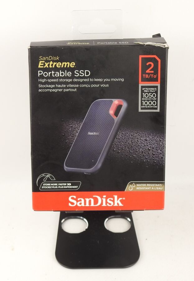 Null SANDISK - Disque SSD Externe 2To Extreme Portable USB 3.1 SDSSDE61-2TOO-G25&hellip;