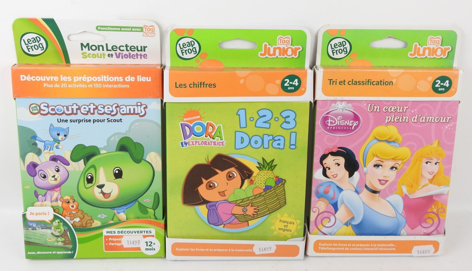 Null LEAPFROG - Lot de 3 Livres Educatifs - Découvre les chiffres: Livre Dora 2 &hellip;