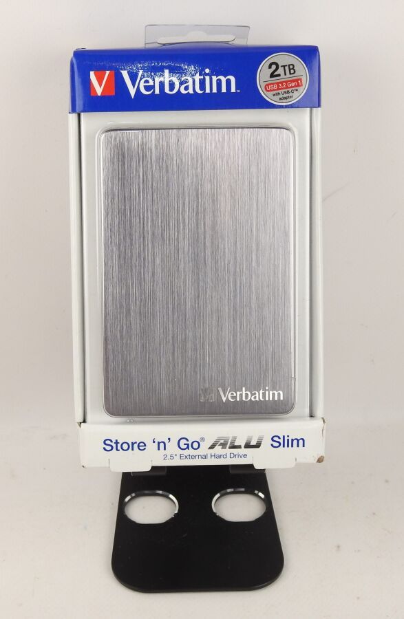 Null VERBATIM - Disque Dur Portable Store 'n' Go Alu Slim 2To 2,5" USB 3.2 Gen 1&hellip;