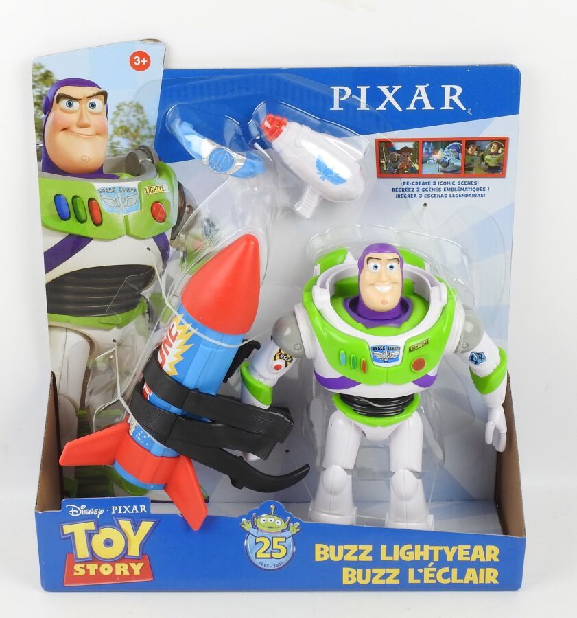 Null MATTEL - Figurine Buzz l'Eclair Toy Story 18 cm Spécial 25ème Anniversaire &hellip;
