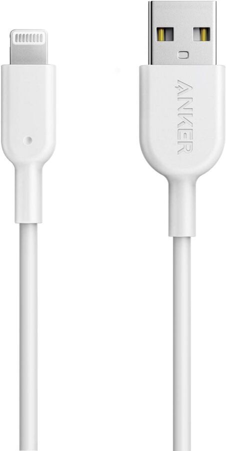 Null ANKER - Câble Lightning vers USB 1,8m PowerLine II Coloris Blanc - FONCTION&hellip;