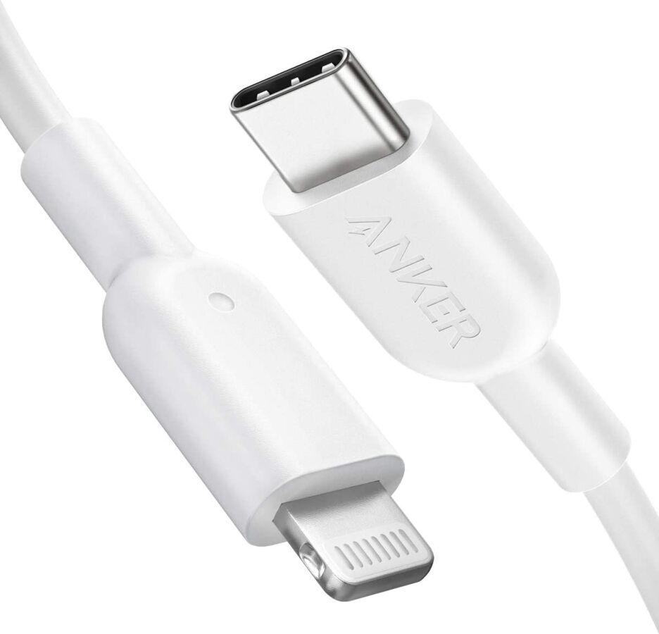 Null ANKER - USB-C to Lightning Cable 1,8m Color White - FUNCTIONAL (Brand new)(&hellip;