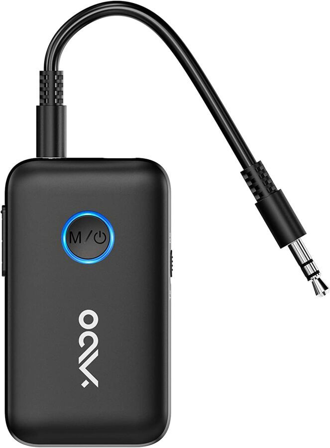 YMOO Transmetteur Bluetooth 5.3 pour TV, Prise AUX 3,5 m…