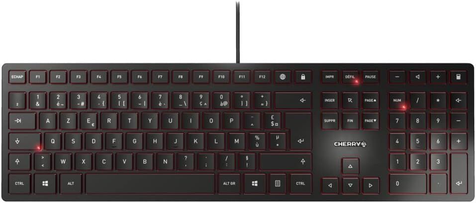 Null CHERRY - KC 6000 Slim AZERTY Keyboard wired keyboard scissor mechanism for &hellip;