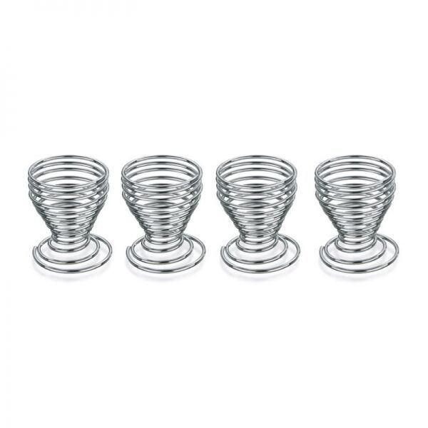 Null Set of 4 Equinox Metal Spiral Egg Cups - FUNCTIONAL (Brand New)(Original Pa&hellip;
