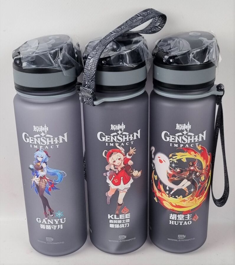 Null Pack of 3 Genshin Impact 500ml Personalized Bottles - FUNCTIONAL (Brand new&hellip;