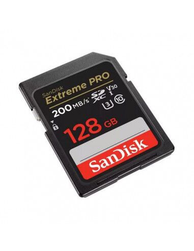 SANDISK - Carte SD 128Go 200Mo/s 90Mo/s UHS-I V30 Extrem…