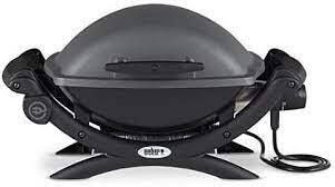 Null WEBER Q1400 Dark grey electric barbecue One plug is all you need to power y&hellip;