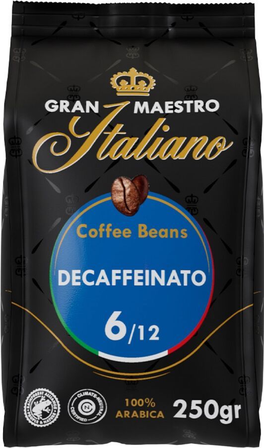 Null GRAN MAESTRO ITALIANO - Lot de 8 Sachets de 250g en Grains Coffee Beans Dec&hellip;