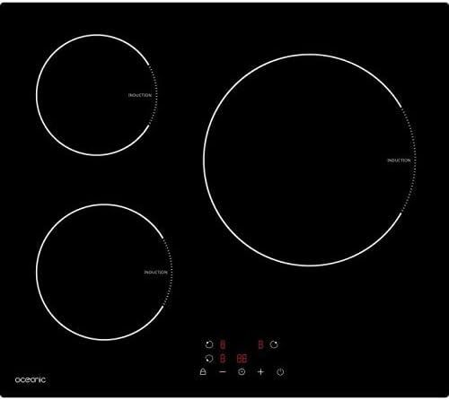 Null OCEANIC - Induction Hotplate 3 Hearths W60 x D52 cm OCEATI3Z7 - FUNCTIONAL &hellip;