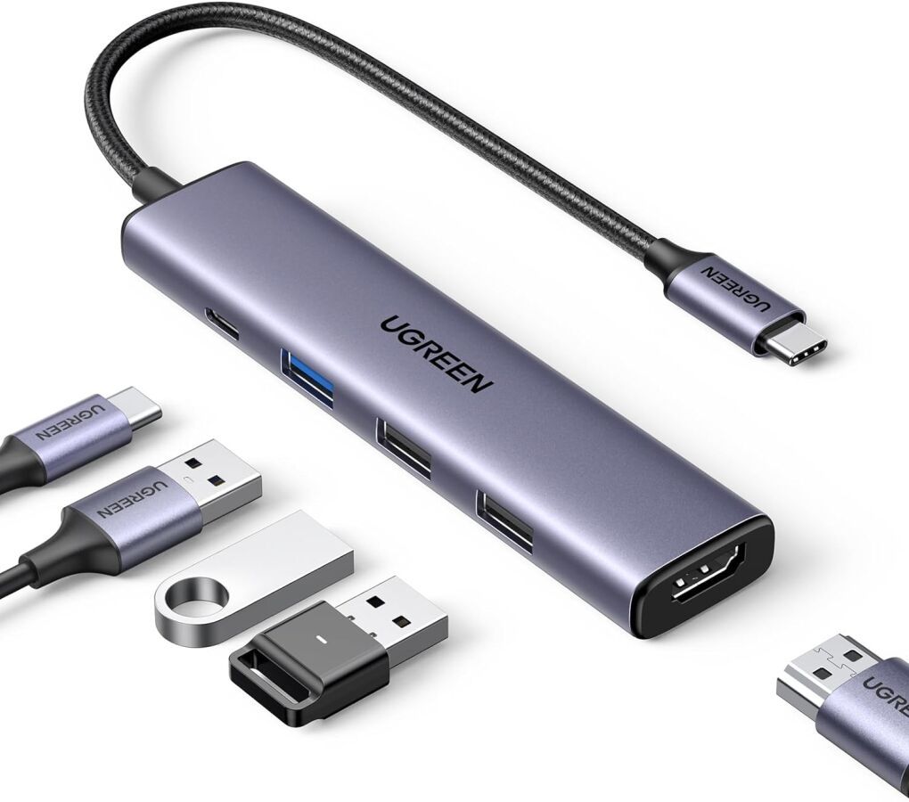 Null UGREEN - Hub USB-C 5 en 1 HDMI 4K avec PD Charge 100W Compatible avec iPhon&hellip;