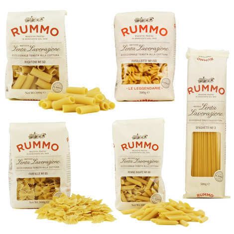 Null RUMMO - Carton de 10 Paquets de 500Grs - 2 X Spaghetti - 2 X Fusillii - 1 X&hellip;