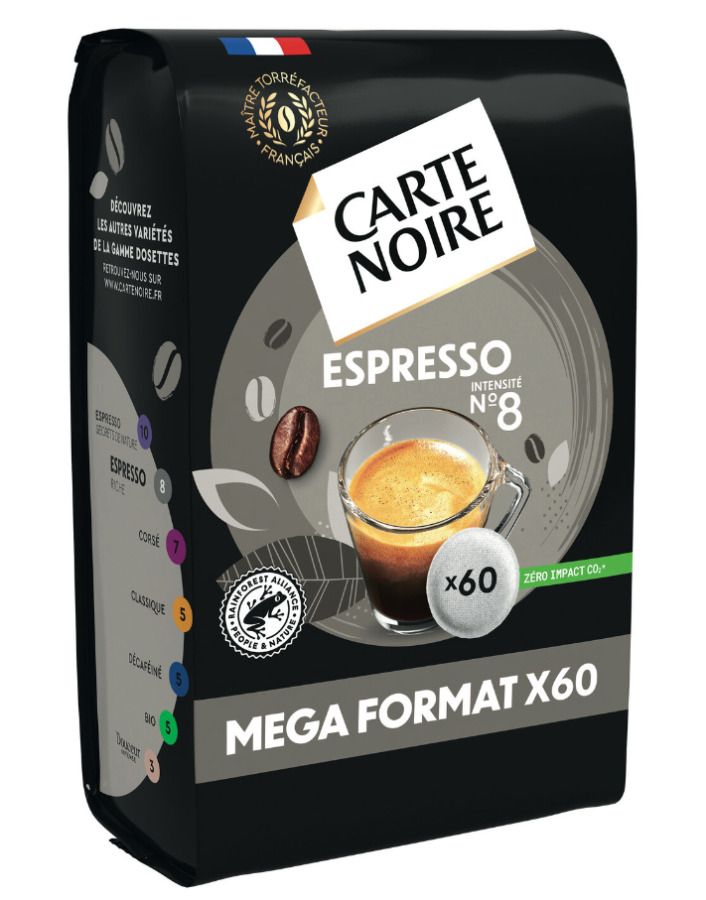 Null CARTE NOIRE - Lot de 3 Sachets de 60 Dosettes Compatibles Senseo - Espresso&hellip;