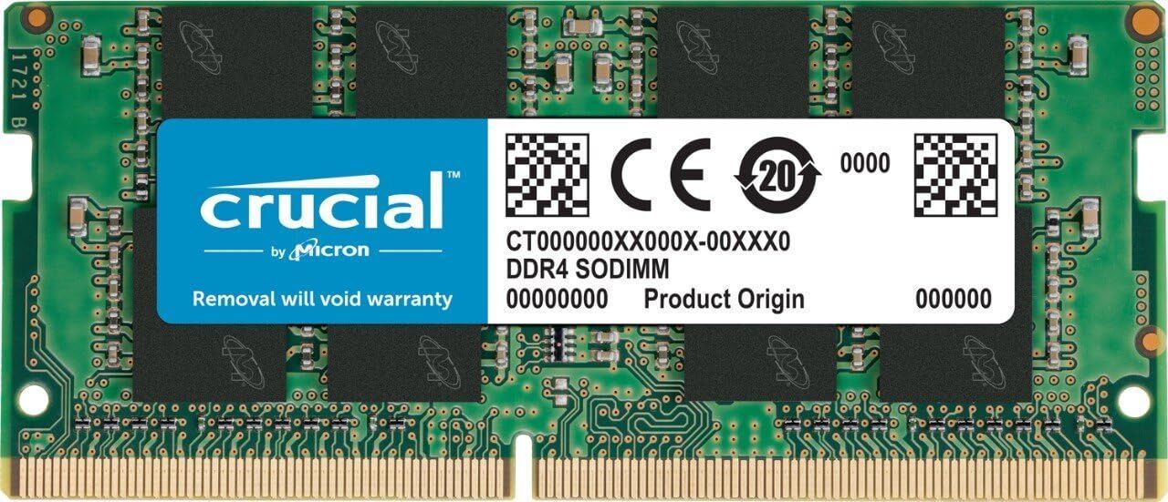Null CRUCIAL - Lot de 2 Barrettes de RAM 8Go DDR4 2400MHz CL17 SODIMM CT8G4SFS82&hellip;