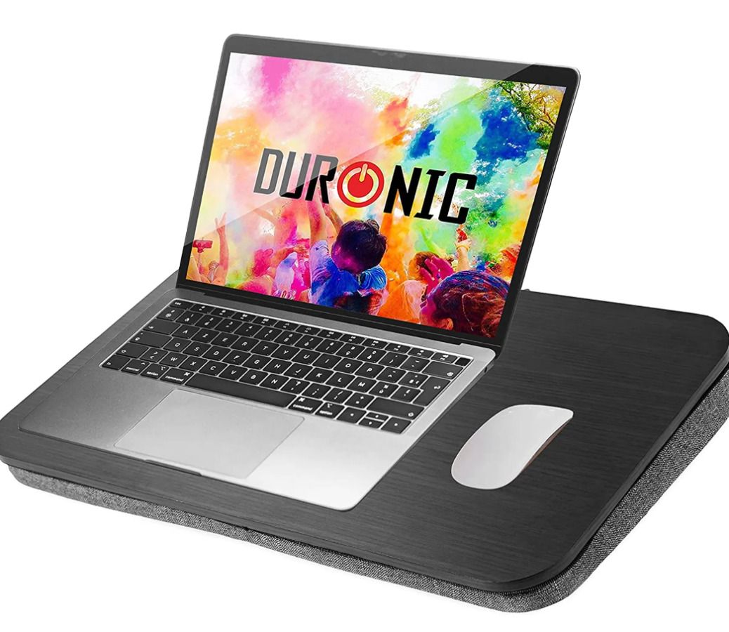 Null DURONIC - 16" Laptop Tray DML412 Kneeling Pad Inclined Cushion Black - SD64&hellip;