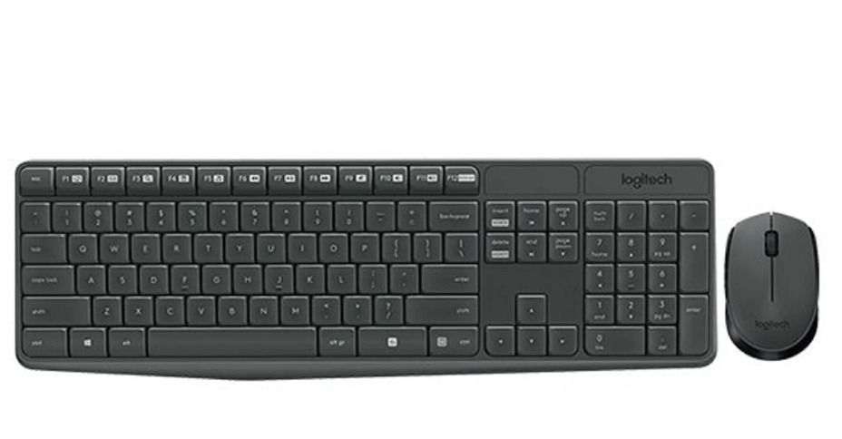 Null LOGITECH - MK235 AZERTY French Wireless Keyboard and Mouse Black - SD686 - &hellip;