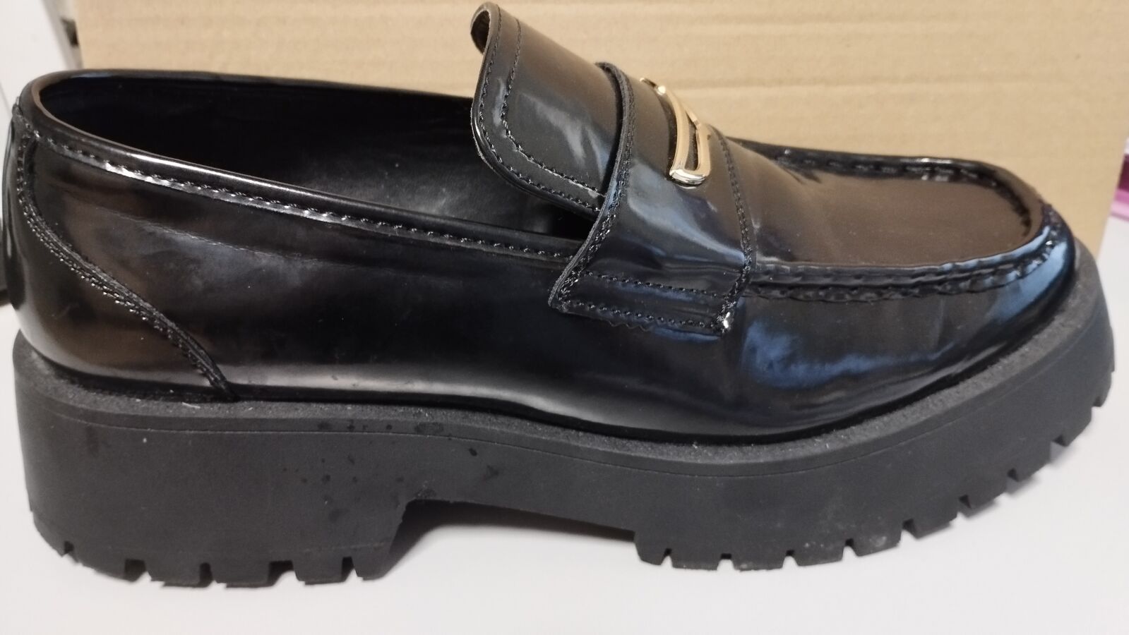 Null ASOS DESIGN Pair of Black Shoes, Size 43 ST57 FONCTIONNEL (Brand New)(Origi&hellip;