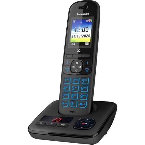 Null Téléphone sans fil PANASONIC KX-TGH720FRB Avec répondeur Ecran couleur - To&hellip;
