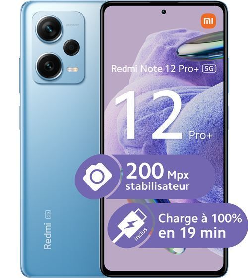 Null Smartphone XIAOMI Redmi Note 12 Pro Plus Bleu 5G 256Go [654077] 69418127141&hellip;