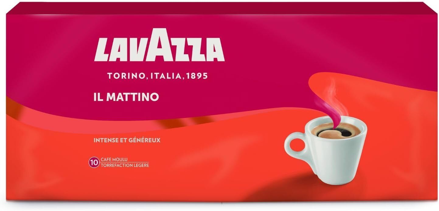 Null LAVAZZA - Lot de 3 Sachets de 4 Paquets de 250g de Café Moulu II Mattino av&hellip;