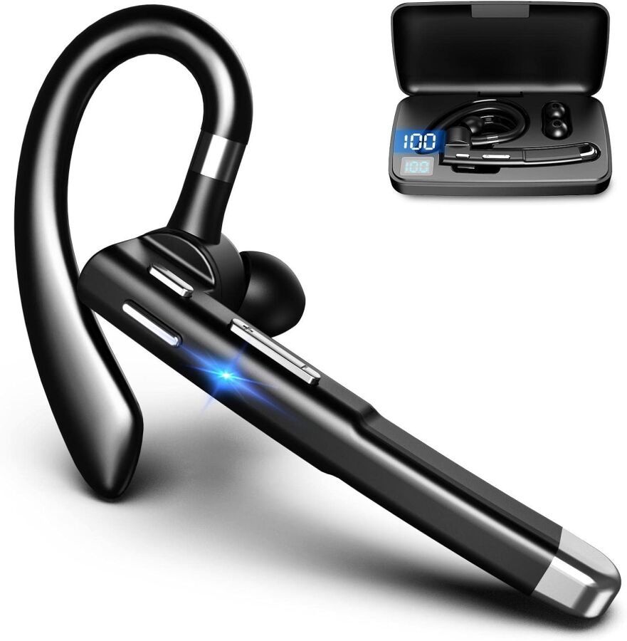 Null Bluetooth Headset YYK-520 Wireless One Ear with Battery Charging Display Ca&hellip;
