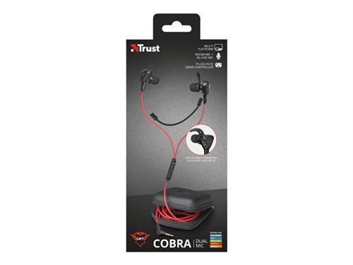 Null COBRA - Trust GXT 408 3.5mm wired in-ear headset - FUNCTIONAL (Brand new)(O&hellip;