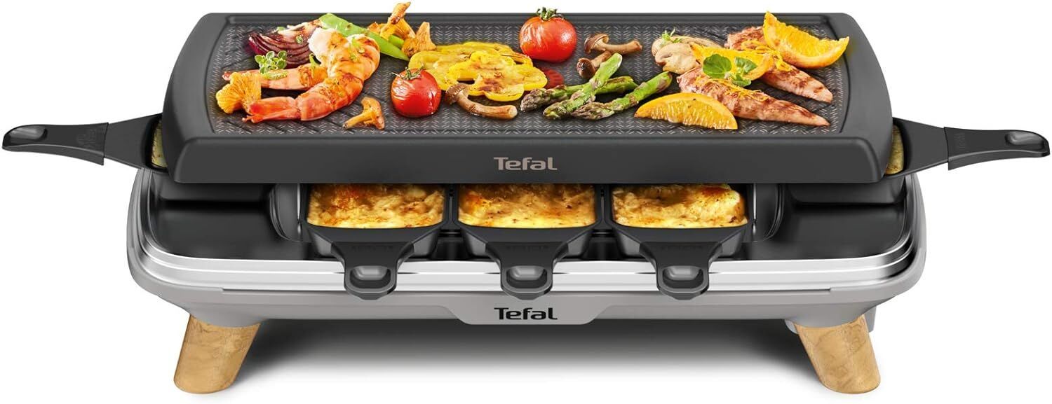 Null TEFAL - Appareil à raclette Gourmet Multifonction 3 en 1 : Raclette, grill &hellip;