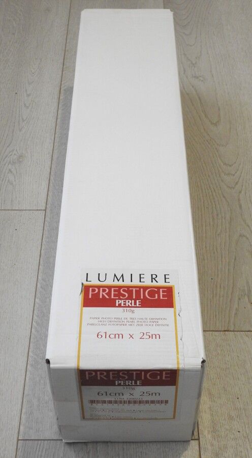 Null 62 - LUMIERE - Rouleau de Papier Prestige Perle 310g 61cm x 25m de Très Hau&hellip;