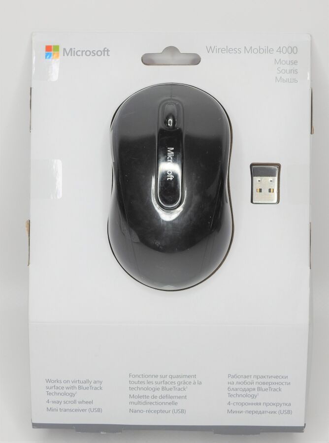 Null MICROSOFT - Souris Sans Fil Mobile Mouse 4000 4 Boutons Coloris Graphite - &hellip;