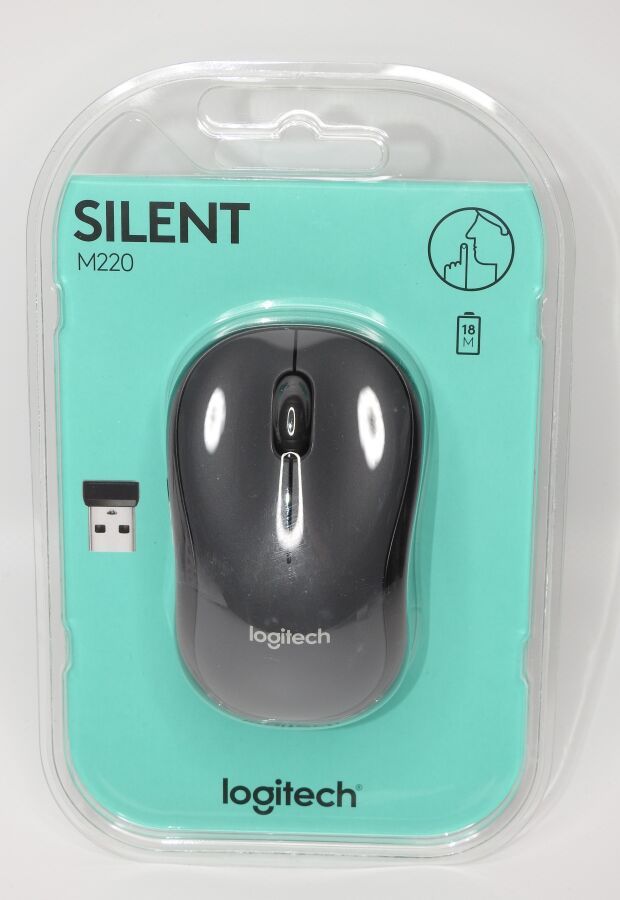 Null LOGITECH - Souris Sans Fil M220 Silent Coloris Gris et Noir - Produit Bleu &hellip;