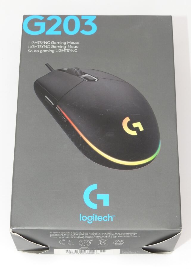 Null LOGITECH - Souris Gaming Filaire G203 Lightsync 6 Boutons Programmables Col&hellip;
