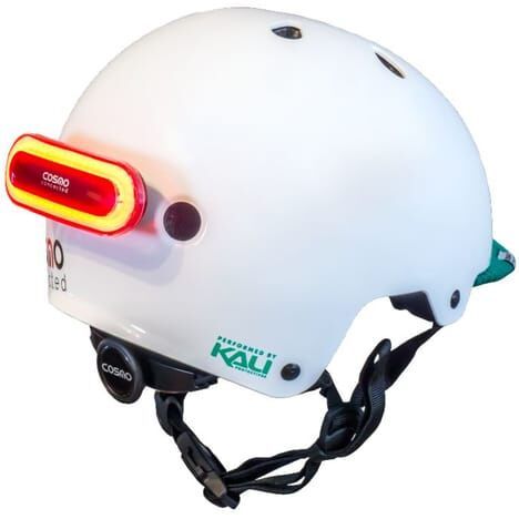 Null Casque COSMO CONNECTED Helmet Urban Blanc S/M - Casque vélo intelligent Cos&hellip;
