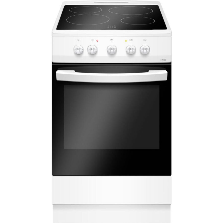 Null Cuisinière vitrocéramique LISTO CV5060 L4b - 4 foyers vitrocéramique - Four&hellip;