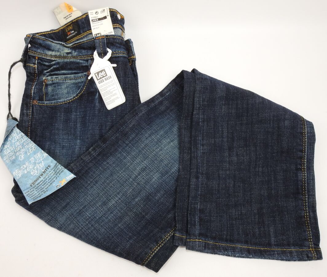 Null LEE - Pantalon Jean Jinx Regular Fit Taille W30 L33 US Coloris Bleu Foncé -&hellip;