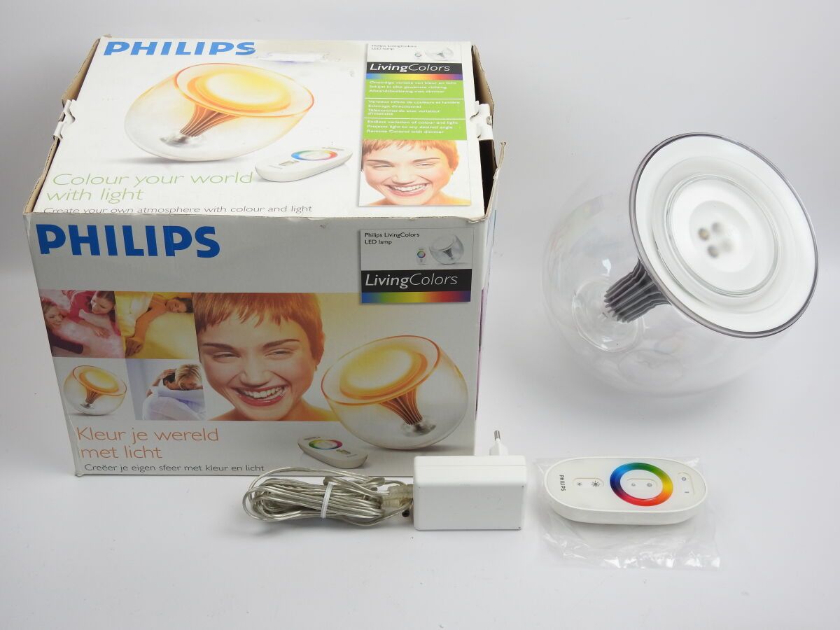Null PHILIPS - Lumière d'ambiance LivingColors qui affiche grâce à ses 4 LED, 16&hellip;