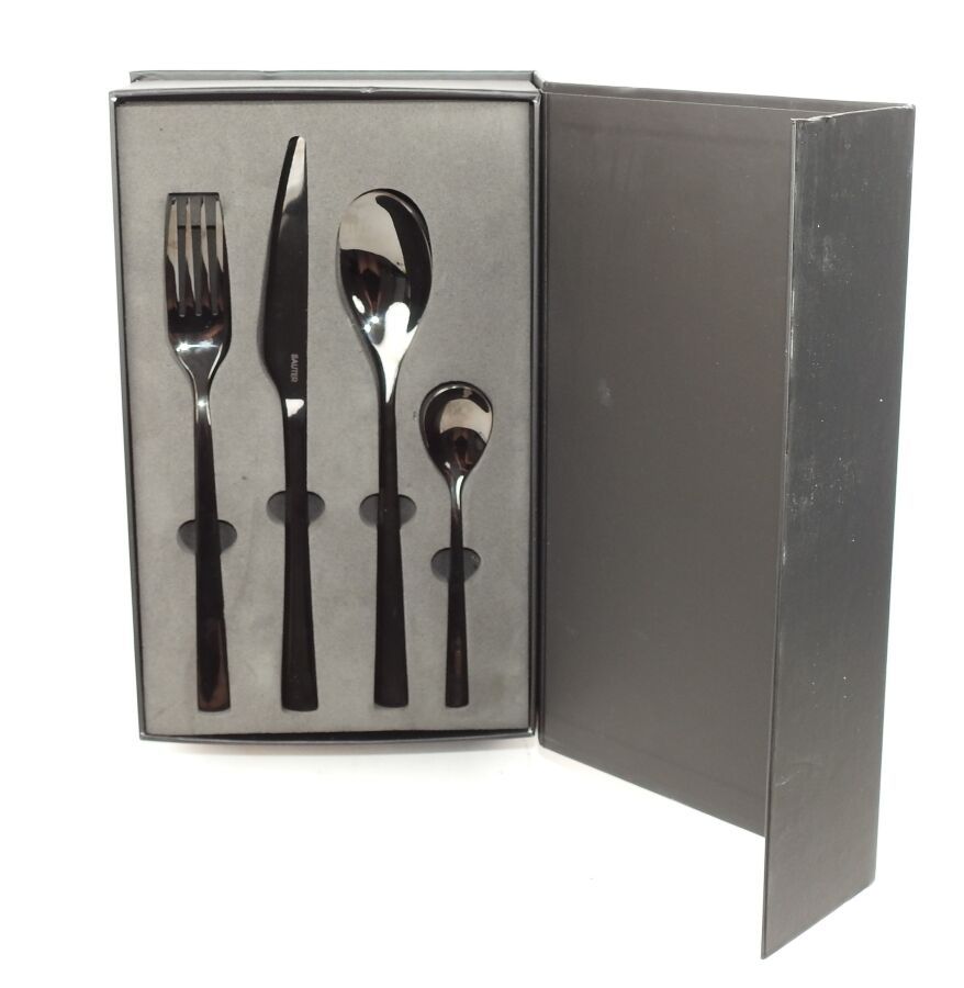 Null SAUTER - 24 Piece Stainless Steel 18/10 Sinker Set consisting of 6 table kn&hellip;