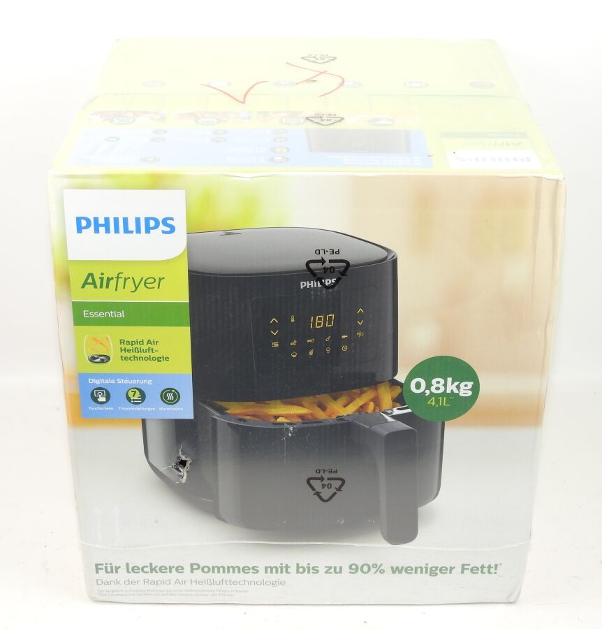 Null PHILIPS - Friteuse Sans Huile Air Fryer HD9252/70 Technologie Rapid Air Écr&hellip;