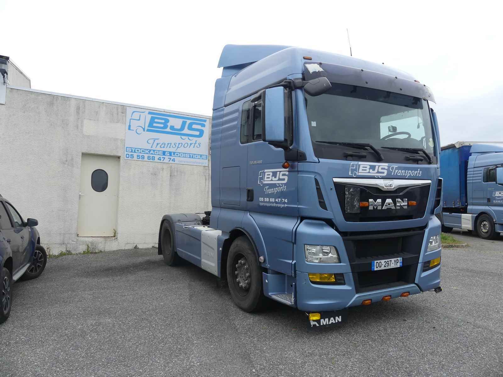 TRACTEUR ROUTIER MAN TGX Euro 6 , MEC 04/2015, 759 563 km affichés et non garant&hellip;