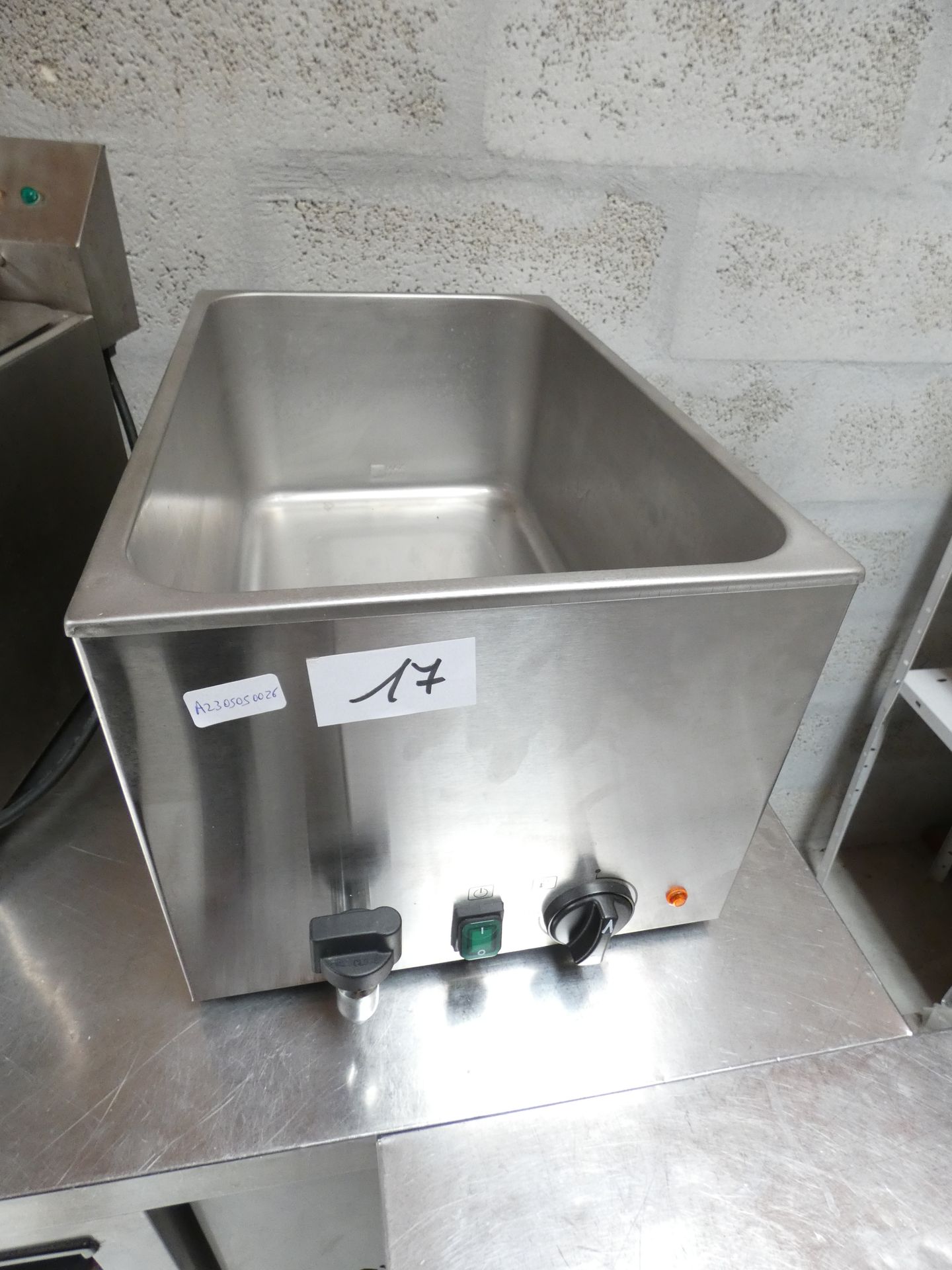 Null 1 STAINLESS STEEL BAIN-MARIE L59/P34/H28CM