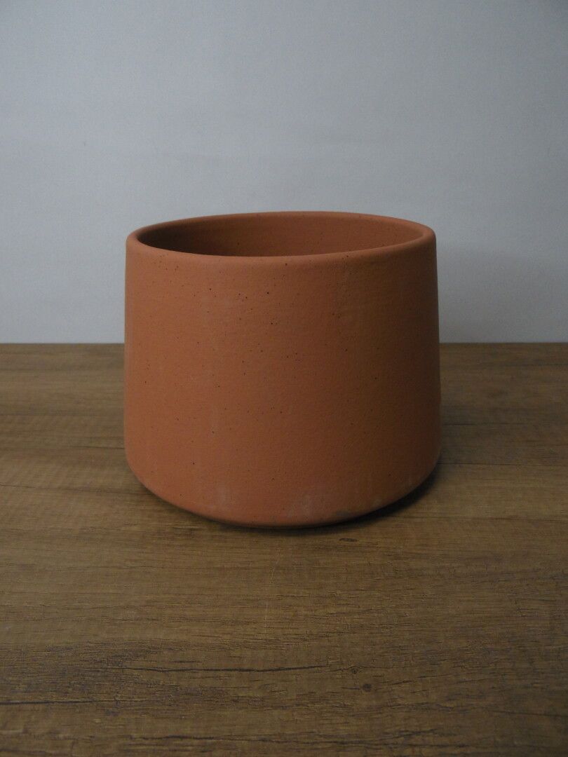 Null 6 Red Coral Planter H13cm D16 ref 26678382