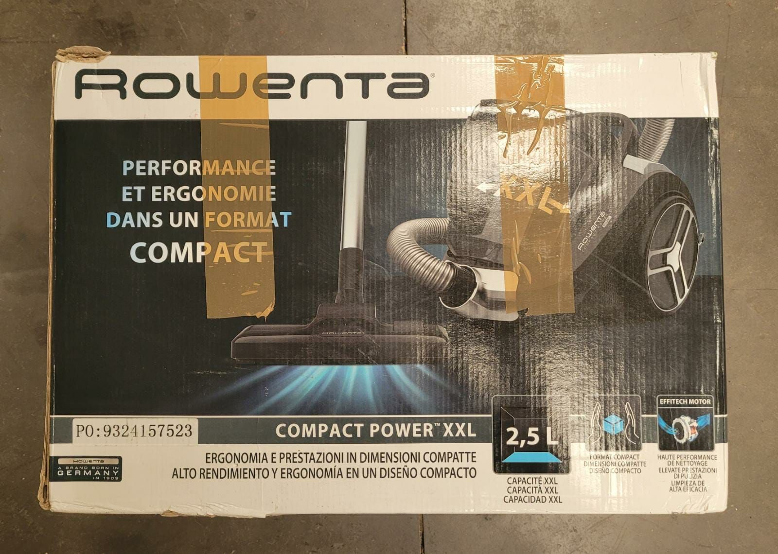 Aspirateur sans sac Rowenta RO4825EA COMPACT POWER XXL 
Performance et ergonomie&hellip;