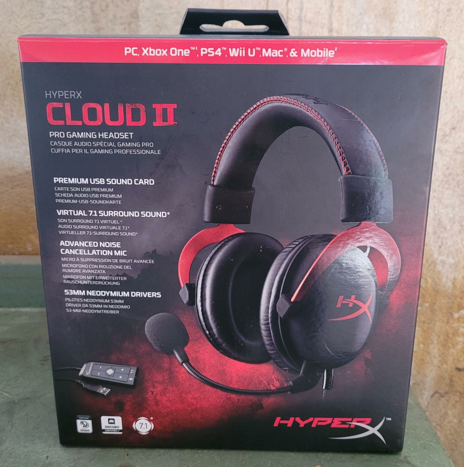 HyperX Micro-Casque Gamer Cloud II Filaire Rouge Surround 7.1 
on Surround 7.1 v&hellip;