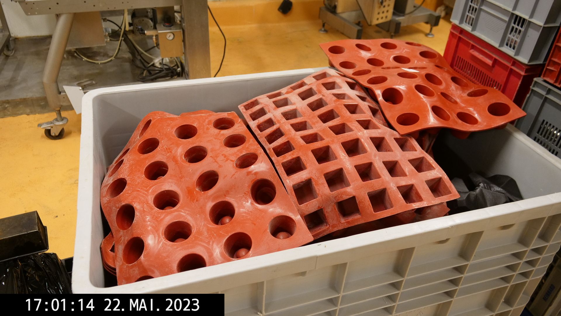 Null Important set of silicone molds per plate 60x40cm, round, square, brioche w&hellip;