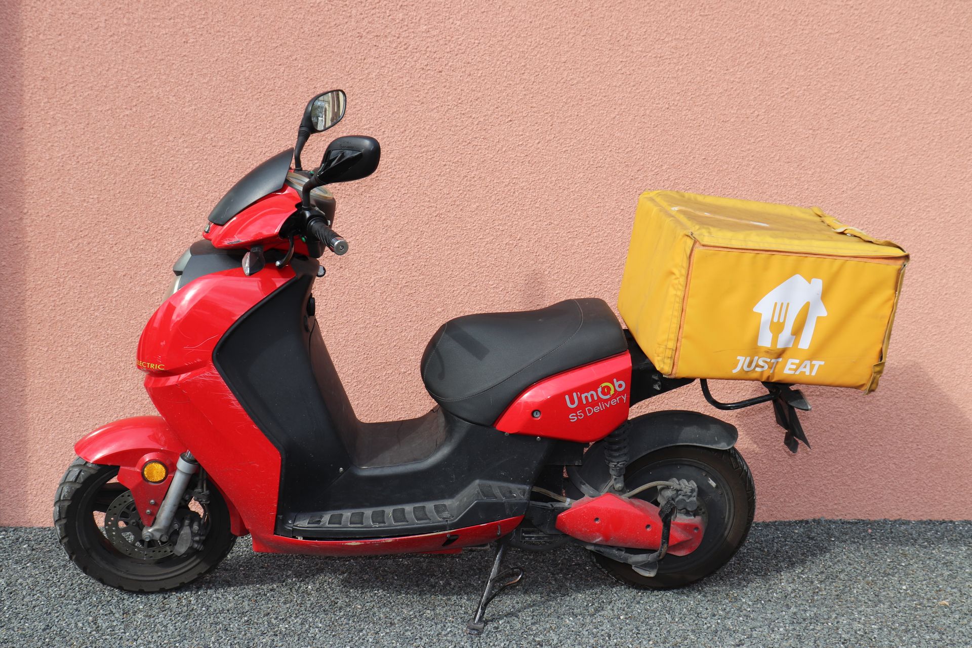 Null SCOOTER ELECTRIQUE U MOB S5 DELIVERY COMPORTANT 11 300 KM - COULEUR ROUGE A&hellip;