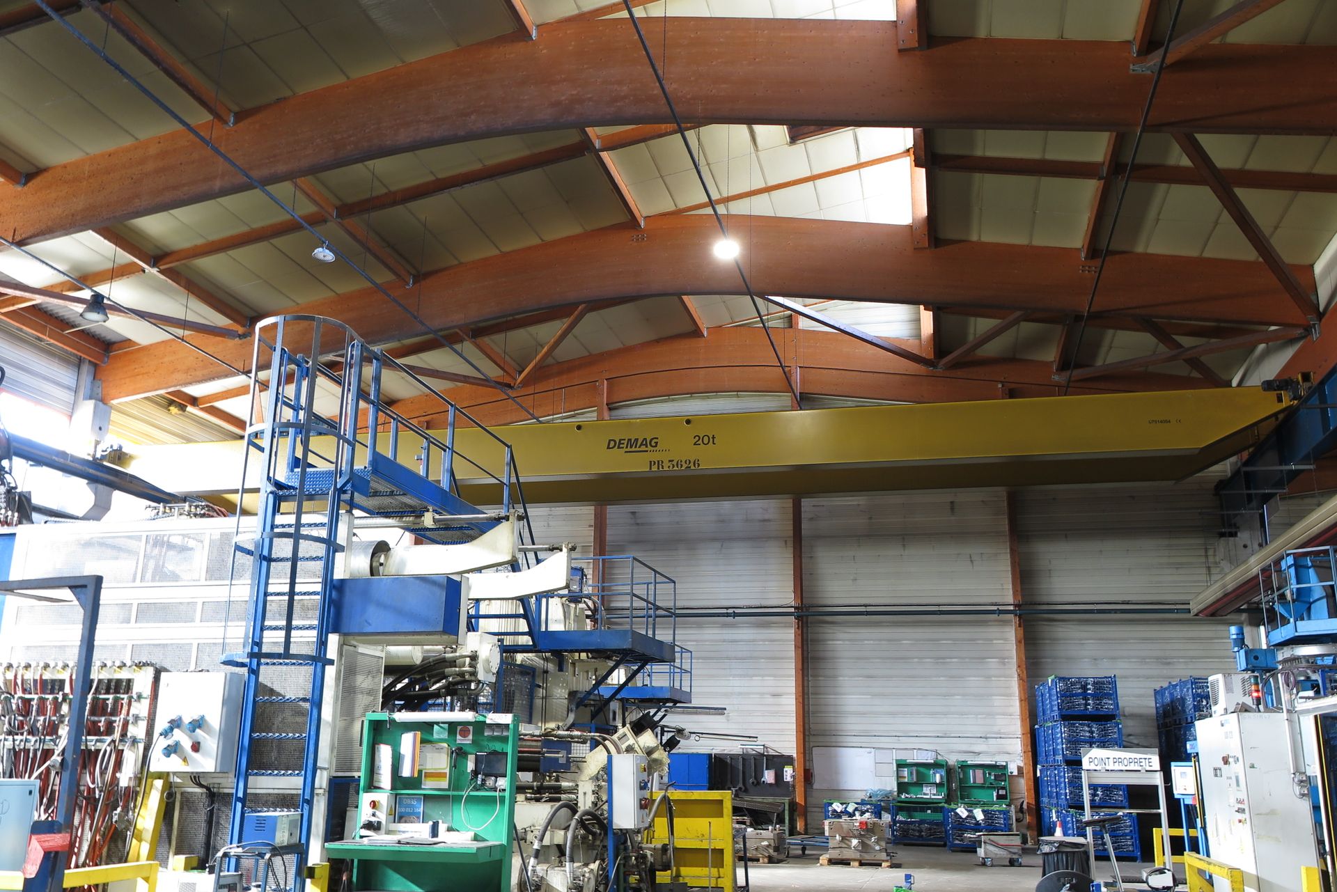 Null DEMAG double girder crane (PR3626), capacity 20 T, span 20 m