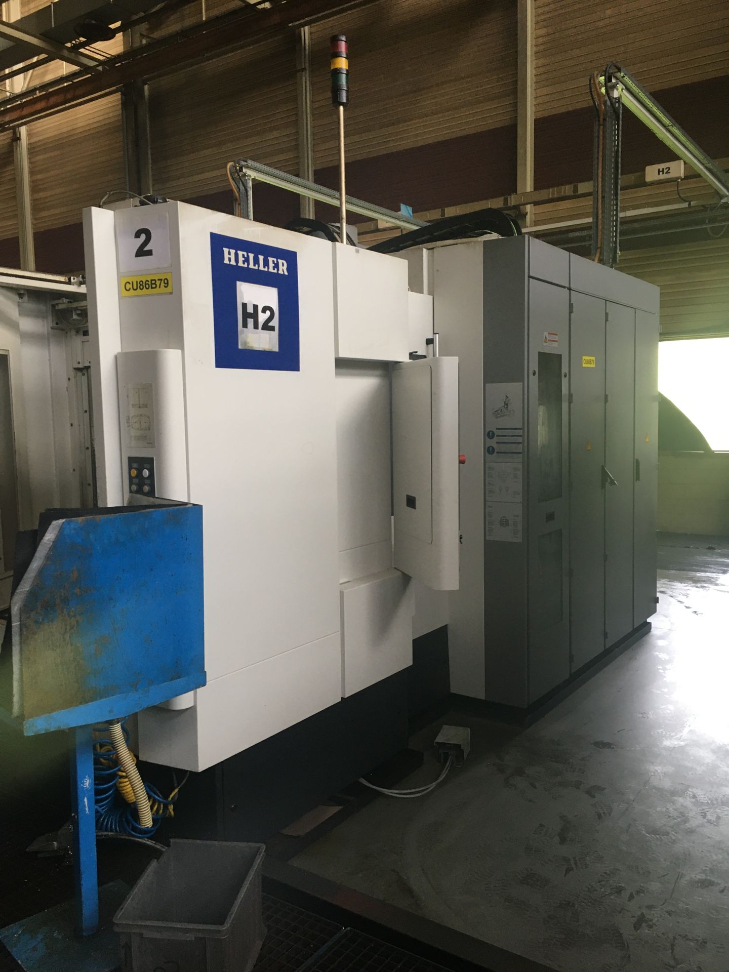 Null 1 3-axis machining center brand HELLER type H 2000, year 2014, serial numbe&hellip;