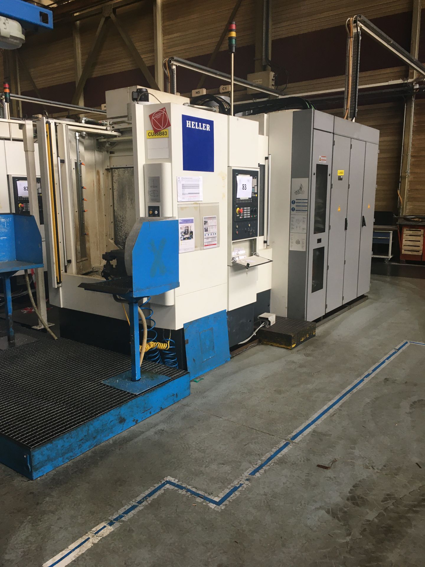 Null 1 3-axis machining center brand HELLER type H 2000, year 2015, serial numbe&hellip;