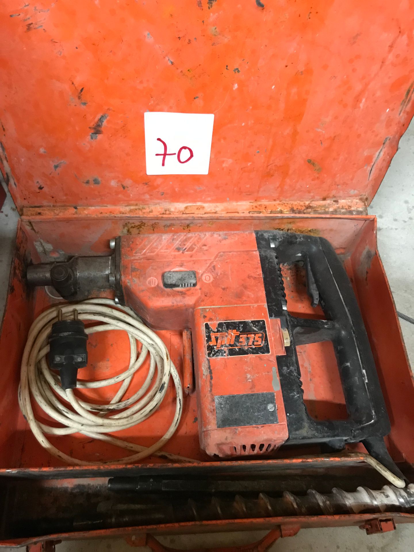 Null 1 perforateur électrique de marque SPIT type 375 avec malette