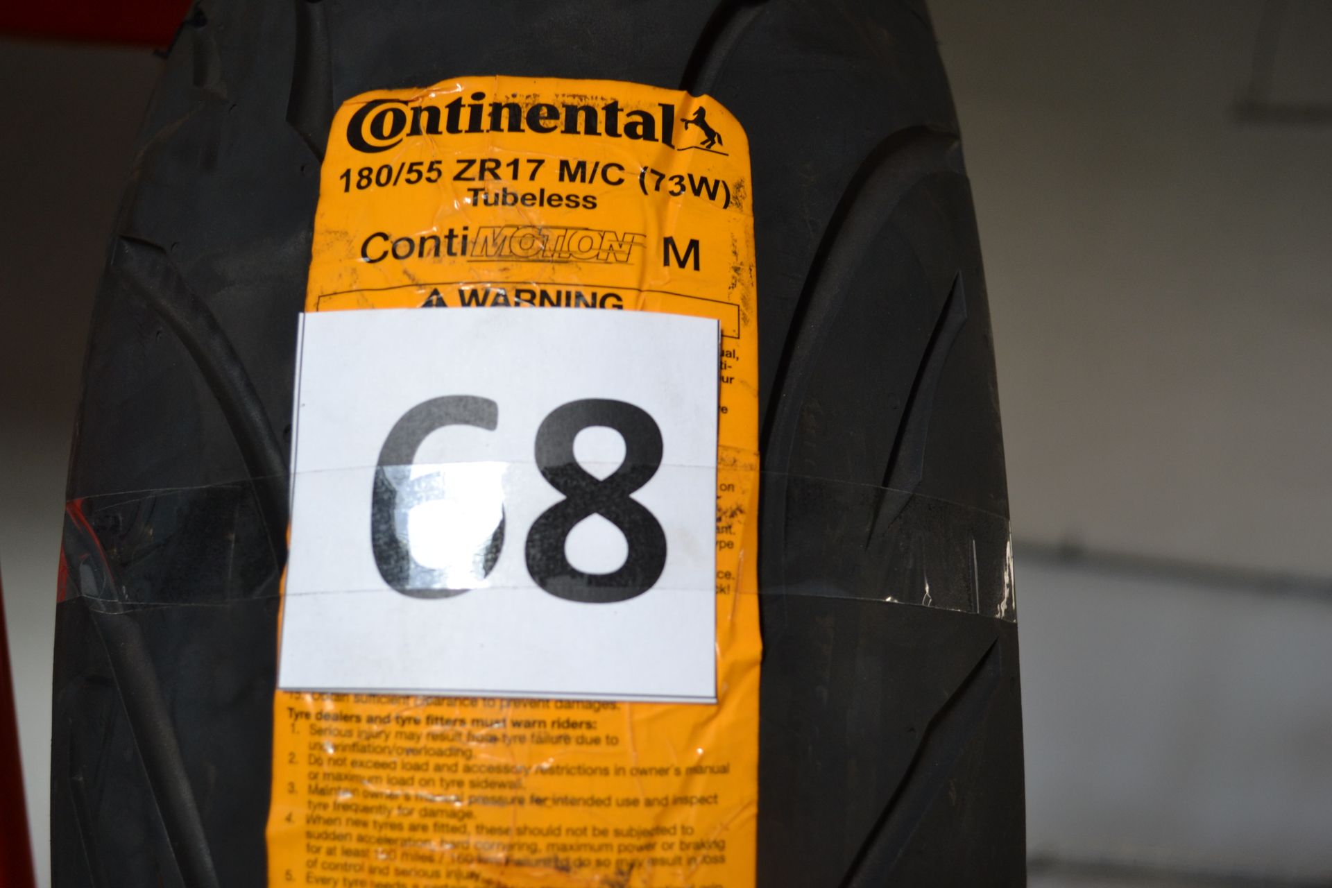 Null CONTINENTAL CONTI MOTION tire, 180*55*R17, year of manufacture 2015